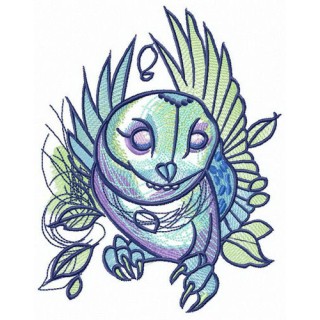 Owl's claws embroidery design - Embroidery Design
