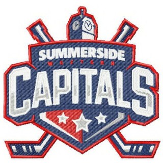 Summerside Western Capitals logo embroidery design - Embroidery Design