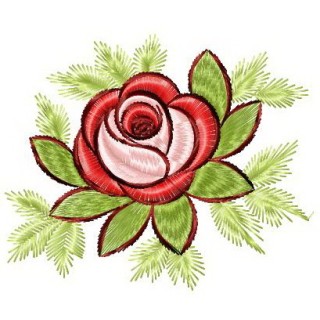 Rose 2 embroidery design - Embroidery Design
