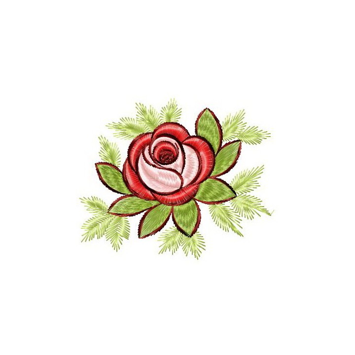 Rose 2 embroidery design - Embroidery Design