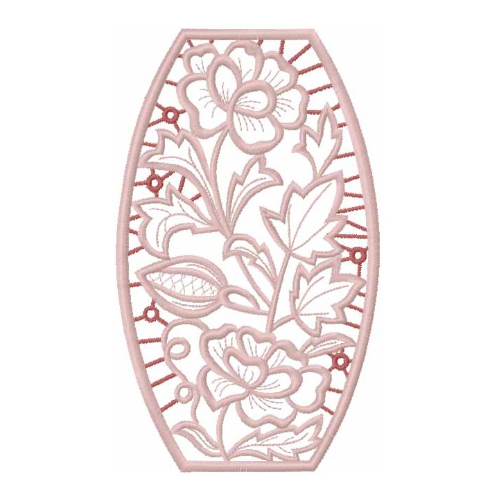 Flower lace 7 embroidery design - Embroidery Design