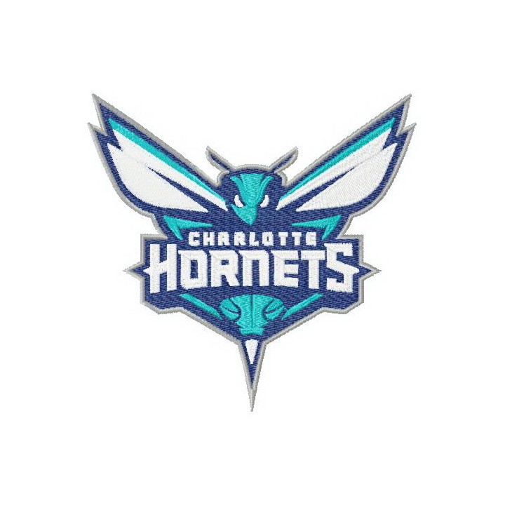 Charlotte Hornets alternative logo 2 embroidery design - Embroidery Design