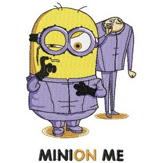 Minion Me embroidery design - Embroidery Design