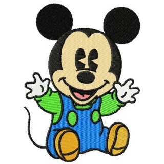 Baby Mickey Mouse embroidery design - Embroidery Design