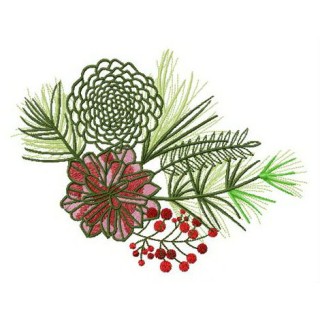 Forest composotion embroidery design - Embroidery Design