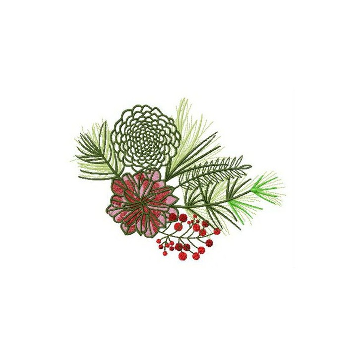Forest composotion embroidery design - Embroidery Design