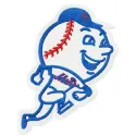 New York Mets logo 2 embroidery design preview showcasing the iconic team emblem for creative stitching projects.