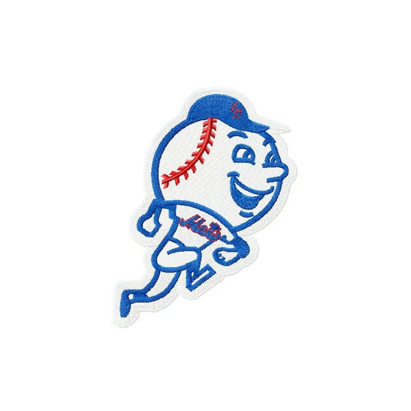 New York Mets logo 2 embroidery design preview showcasing the iconic team emblem for creative stitching projects.