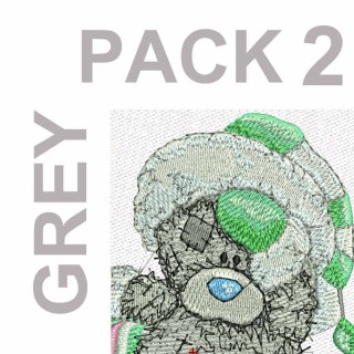 Grey pack 2 -10 designs embroidery design - Embroidery Design