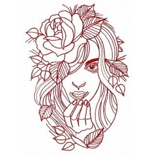 Wild stranger 3 embroidery design - Embroidery Design