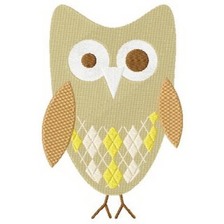 Toy owl embroidery design - Embroidery Design