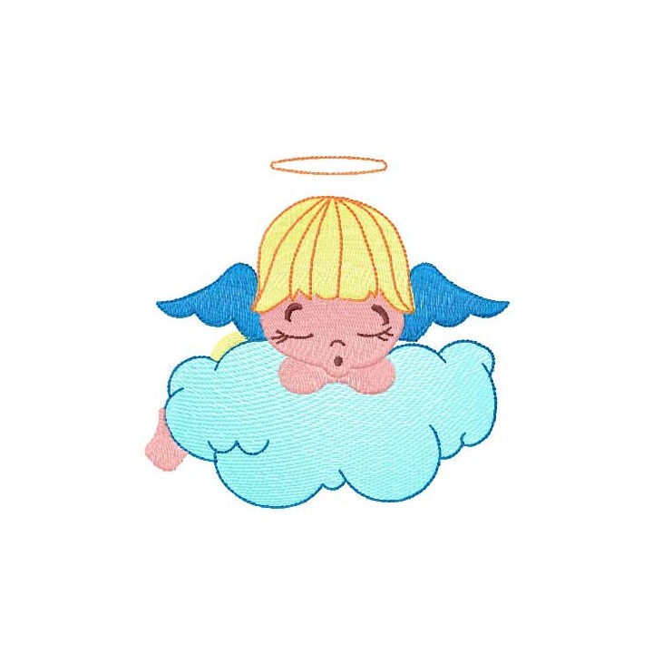 Little sleeping angel 5 embroidery design - Embroidery Design