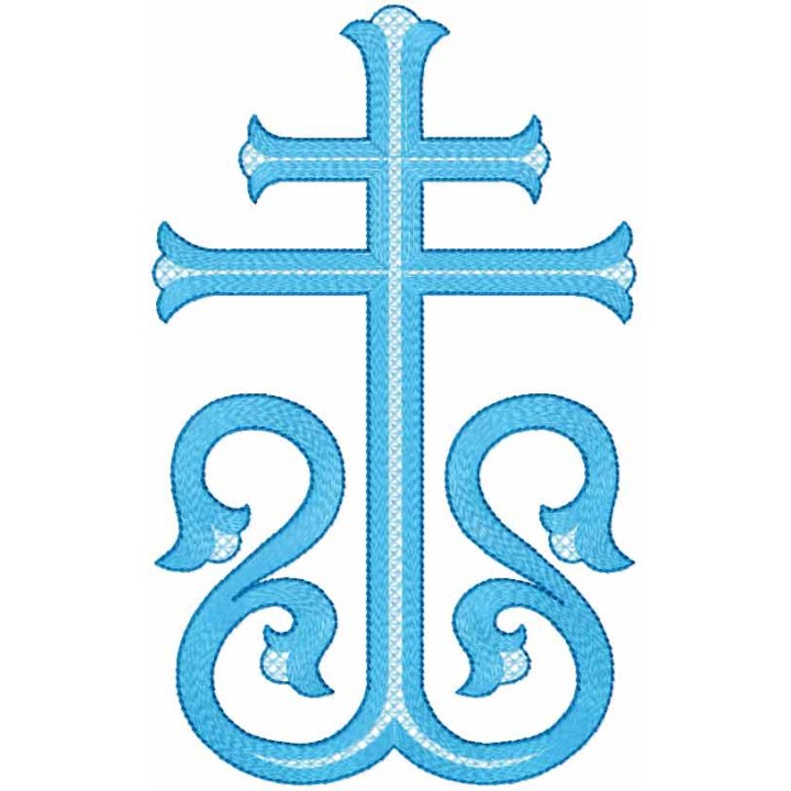 Modern cross embroidery design - Embroidery Design