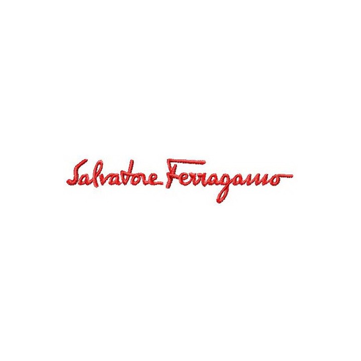 Salvatore Ferragamo logo embroidery design - Embroidery Design