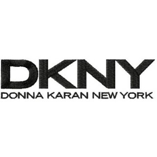 DKNY logo embroidery design - Embroidery Design