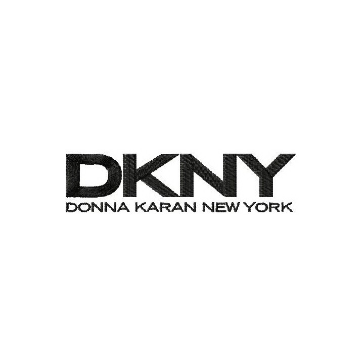 DKNY logo embroidery design - Embroidery Design