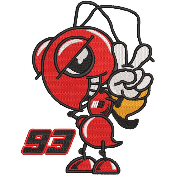 Marc Marquez Hormiga Logo embroidery design - Embroidery Design