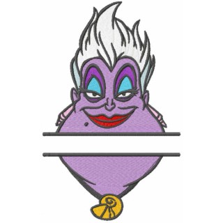 Ursula monogram embroidery design - Embroidery Design