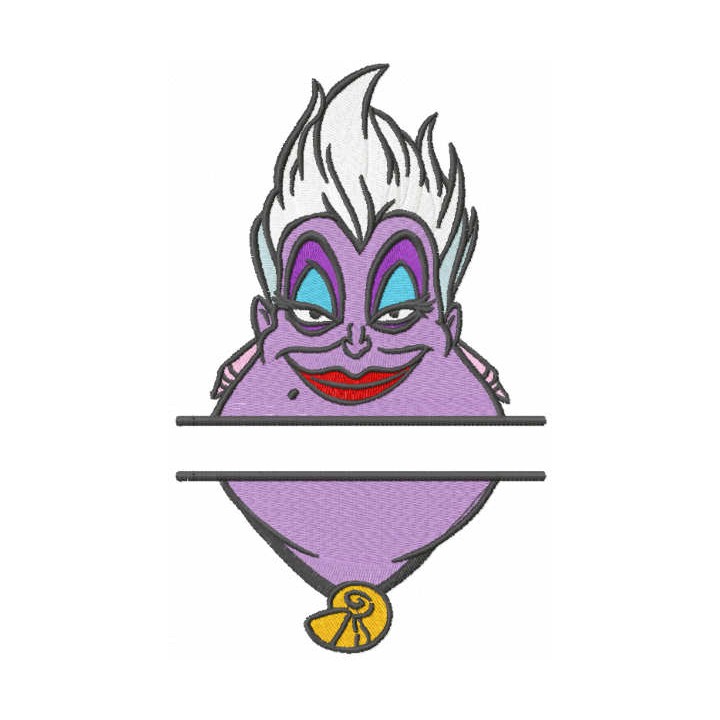 Ursula monogram embroidery design - Embroidery Design
