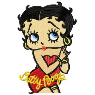 Betty Boop coquette 2 embroidery design - Embroidery Design