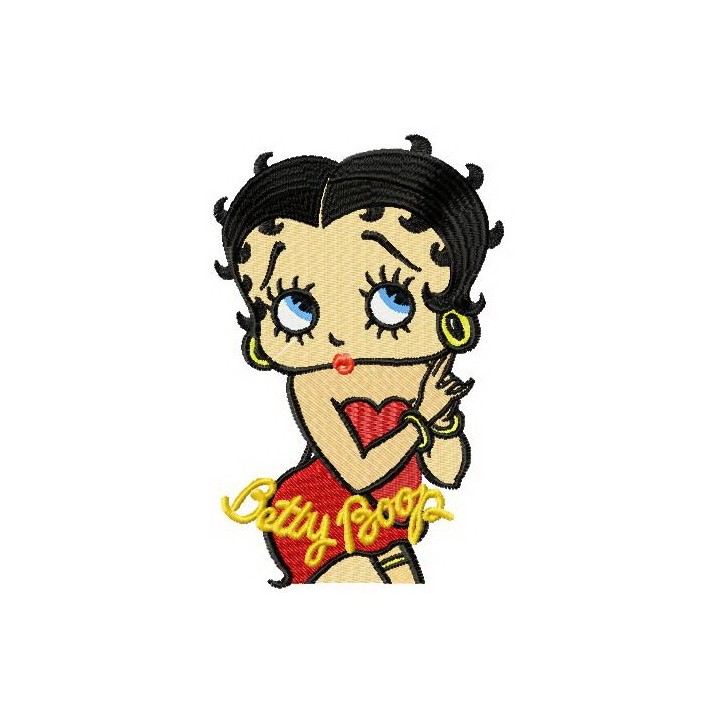 Betty Boop coquette 2 embroidery design - Embroidery Design