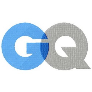 GQ magazine logo embroidery design - Embroidery Design