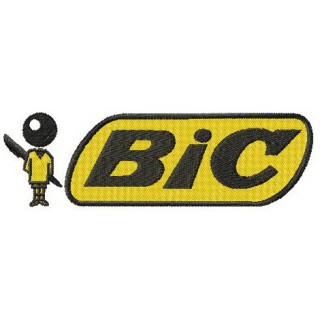 BiC logo embroidery design - Embroidery Design