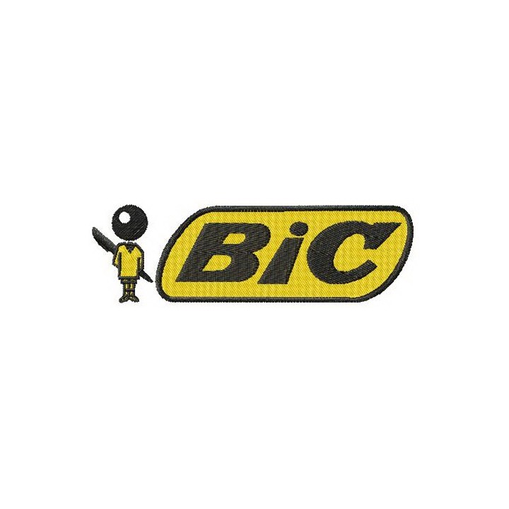 BiC logo embroidery design - Embroidery Design