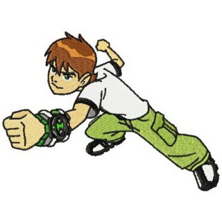 Ben 10 attacks embroidery design - Embroidery Design