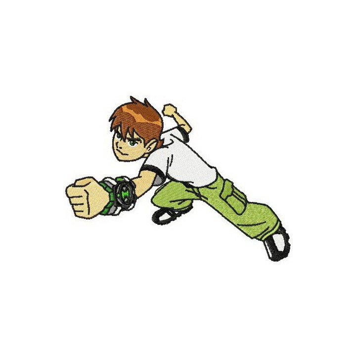 Ben 10 attacks embroidery design - Embroidery Design