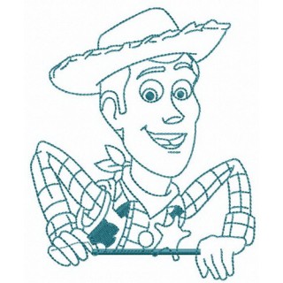 Heroic Woody embroidery design - Embroidery Design