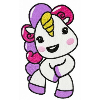 Unicorn's song embroidery design - Embroidery Design