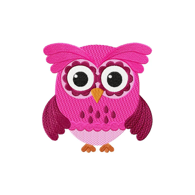 Preview of the Cute Owl 2 embroidery design, showcasing a charming owl motif for creative stitching projects.