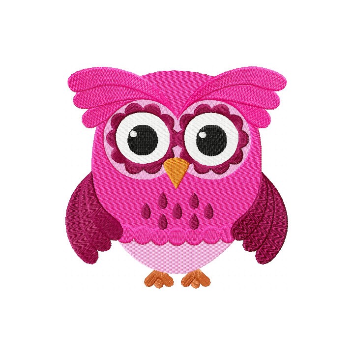 Cute Owl 2 embroidery design - Embroidery Design