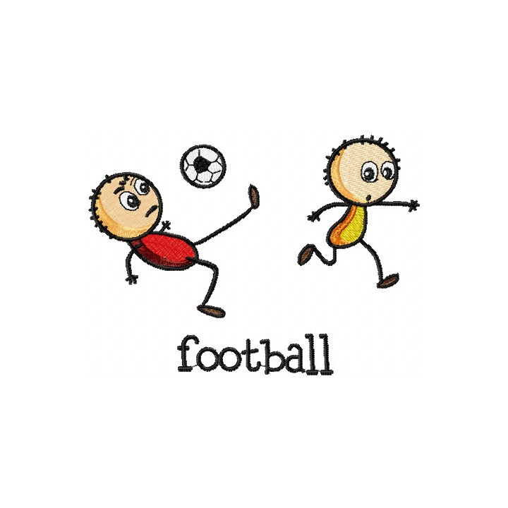 Football embroidery design - Embroidery Design