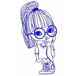 I love calls 3 embroidery design - Embroidery Design