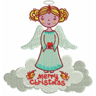 Christmas Angel 2  embroidery design - Embroidery Design