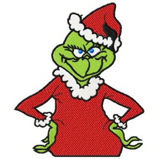 Grinch embroidery design - Embroidery Design