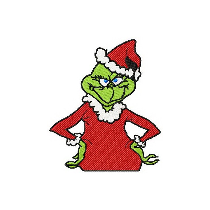 Grinch embroidery design - Embroidery Design