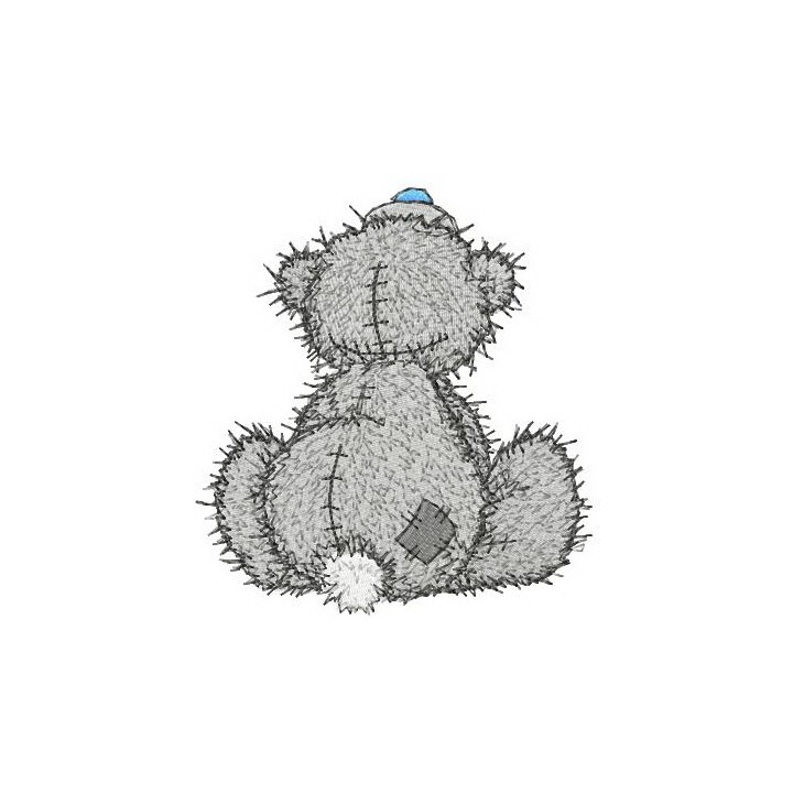 Teddy Bear missing you embroidery design - Embroidery Design