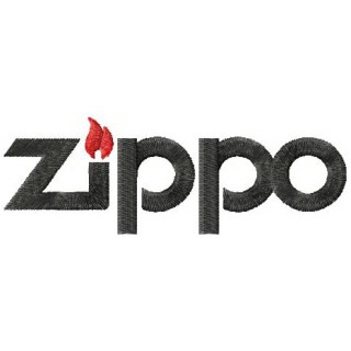 Zippo logo embroidery design - Embroidery Design
