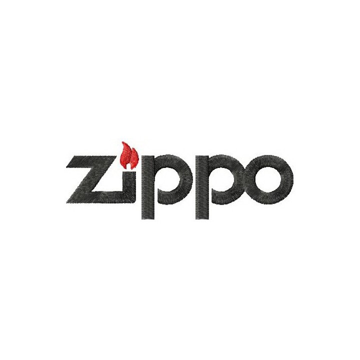 Zippo logo embroidery design - Embroidery Design