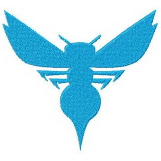 Charlotte Hornets logo 2014 embroidery design - Embroidery Design