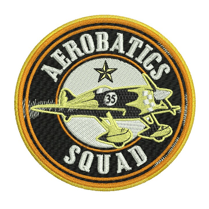Aerobatics Squad embroidery design - Embroidery Design