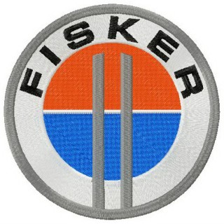Fisker Automotive logo embroidery design - Embroidery Design