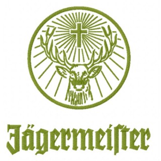 Jägermeister logo embroidery design - Embroidery Design