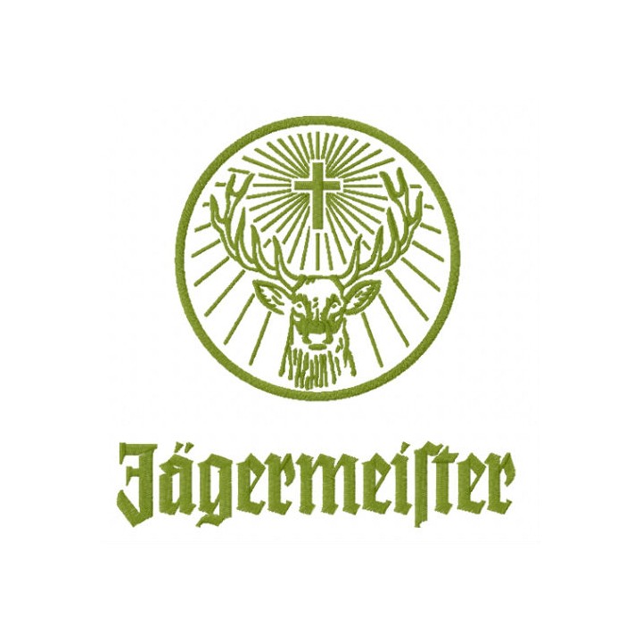 Jägermeister logo embroidery design - Embroidery Design