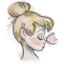 Preview of Tinkerbell vibe embroidery design showcasing vibrant colors and detailed stitching.