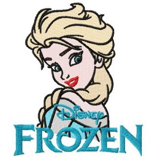 Elsa embroidery design - Embroidery Design