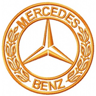 Mercedes-Benz logo 2 embroidery design - Embroidery Design